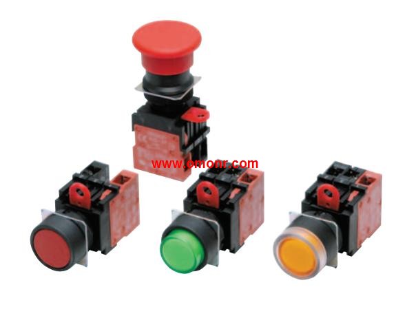 OMRON Pushbutton Switch A22L-TY-24A-01A