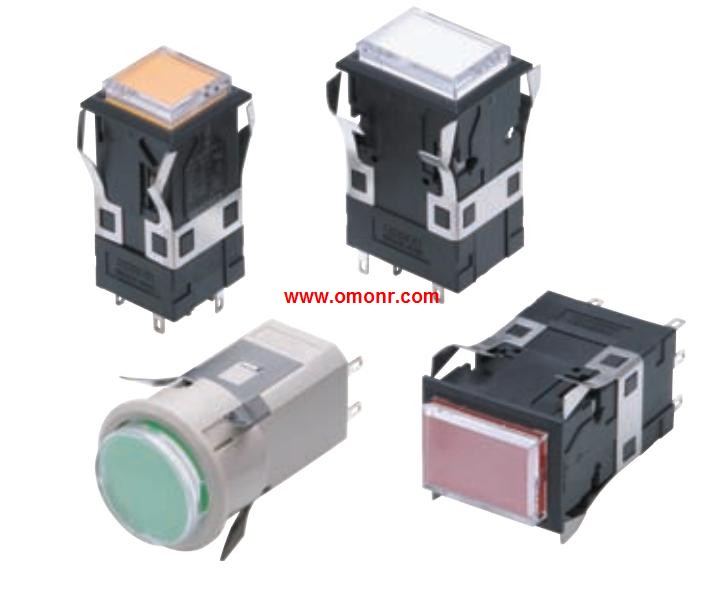 OMRON Lighted Pushbutton Switch A3PJ-90A21-24EGW