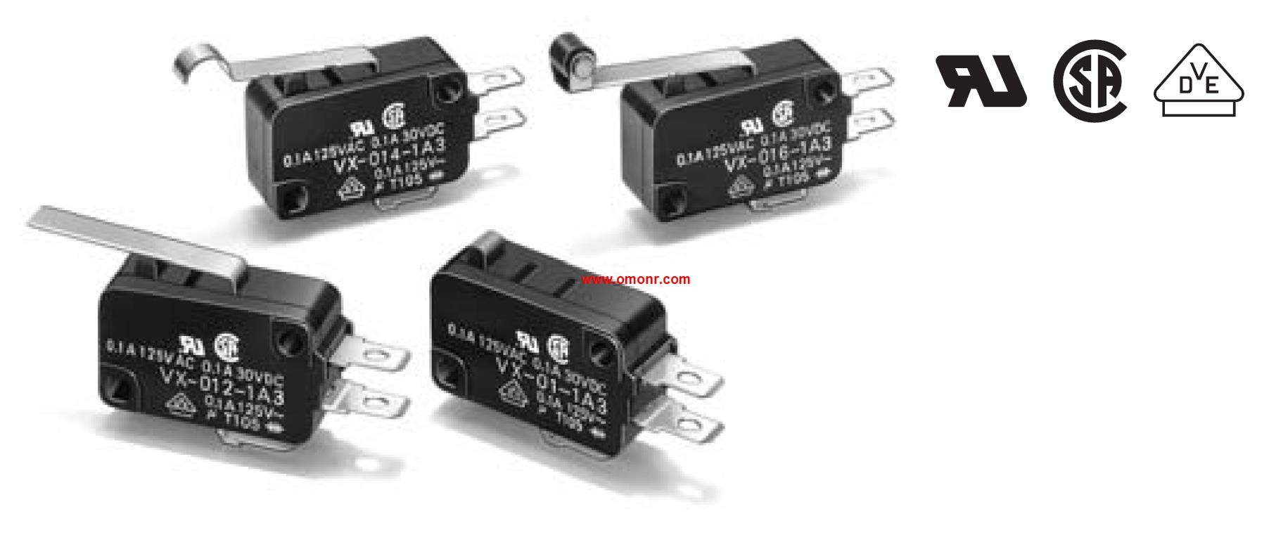 OMRON Miniature Basic Switch D2MV Series