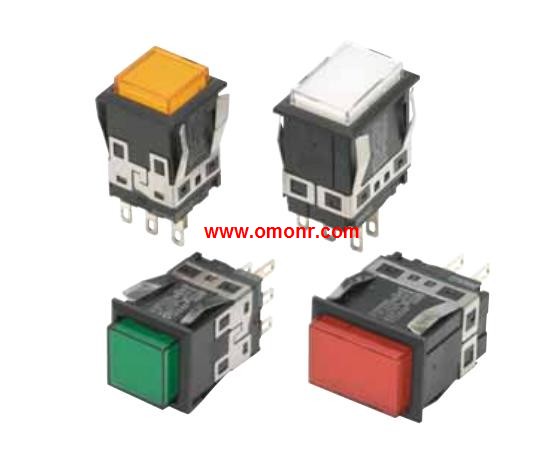 OMRON Square with light button switch A3KA-90A1-05EA