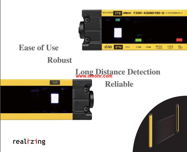 OMRON Safety Light Curtain F3SR-430B0270