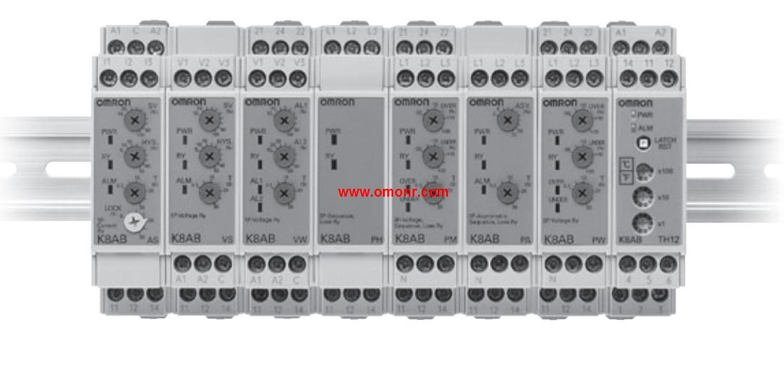 OMRON Three-phase Phase-sequence Phase-loss Relay K8AB-PM Series