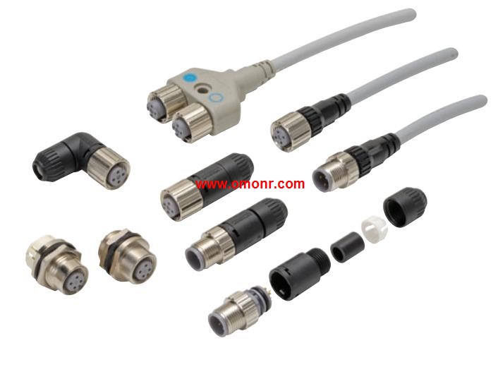 OMRON Round Water-resistant Connectors XS2C-D423